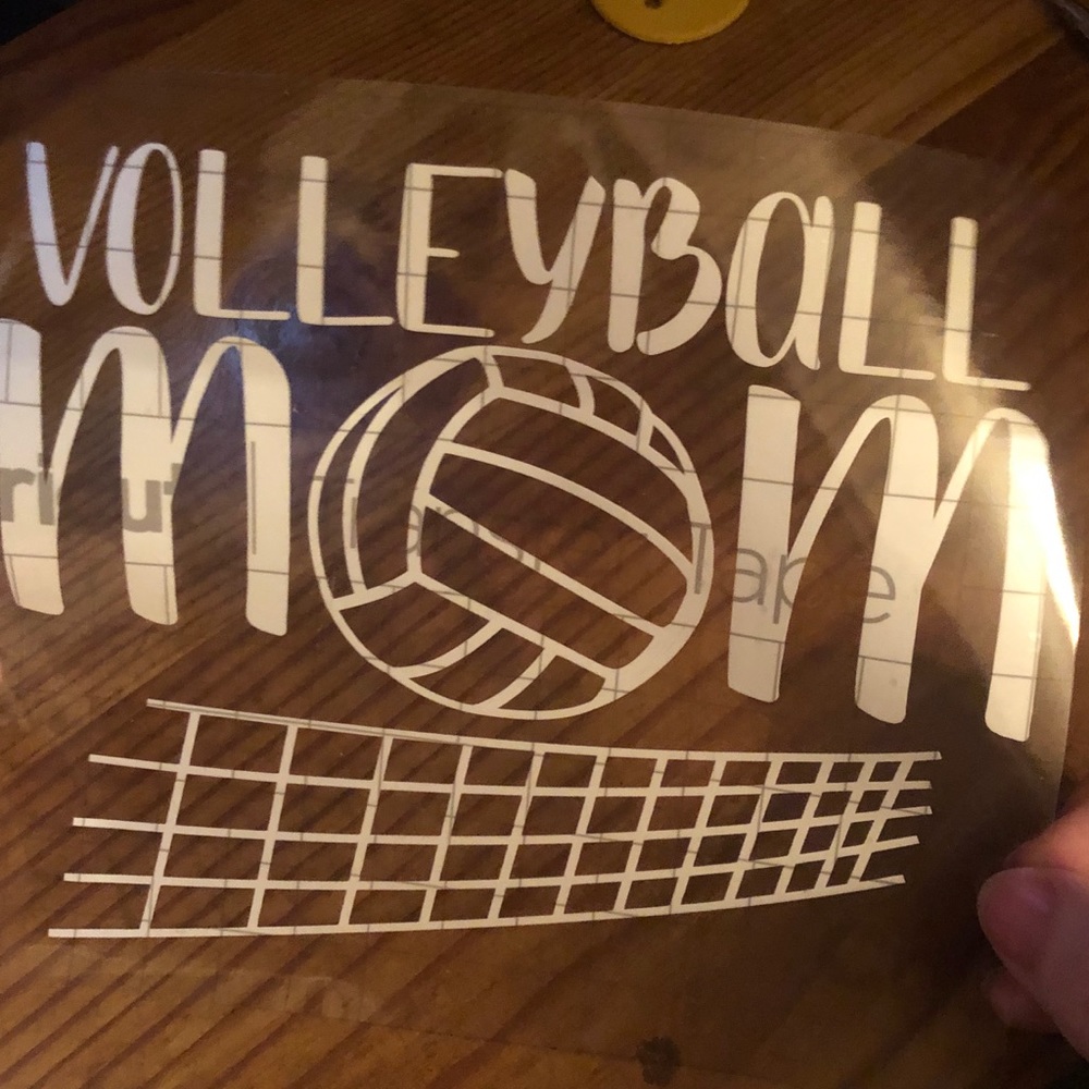 Volleyball Mom Vinyl Decal